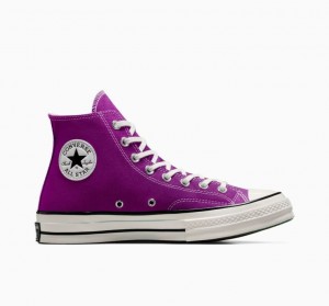 Tenis Converse Chuck 70 Canvas Altos Hombre Moradas | COLOMBIA I7294M