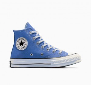 Tenis Converse Chuck 70 Canvas Altos Hombre Azules | COLOMBIA T7154O