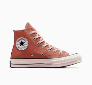 Tenis Converse Chuck 70 Canvas Altos Hombre Naranjas | COLOMBIA G5836D