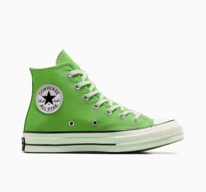 Tenis Converse Chuck 70 Canvas Altos Hombre Verde | COLOMBIA I6054E