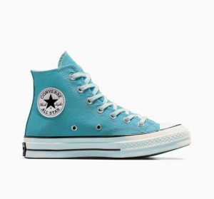 Tenis Converse Chuck 70 Canvas Altos Hombre Turquesa | COLOMBIA B6853L