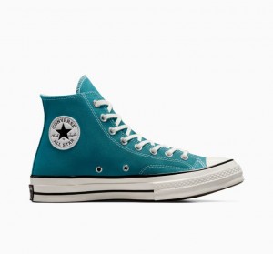 Tenis Converse Chuck 70 Canvas Altos Hombre Turquesa | COLOMBIA G2094A