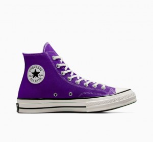 Tenis Converse Chuck 70 Canvas Altos Mujer Moradas | COLOMBIA H0135U