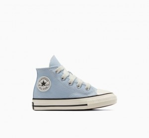 Tenis Converse Chuck 70 Easy On Altos Niños Azules Claro | COLOMBIA Z5169V