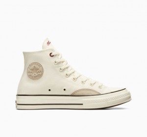 Tenis Converse Chuck 70 Mixed Materials Altos Mujer Blancas | COLOMBIA O8625R