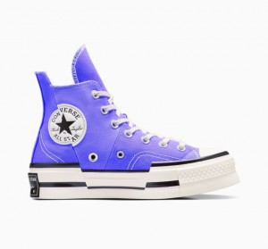 Tenis Converse Chuck 70 Plus Altos Hombre Azules | COLOMBIA D8924L