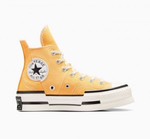 Tenis Converse Chuck 70 Plus Altos Mujer Amarillo | COLOMBIA F5390J