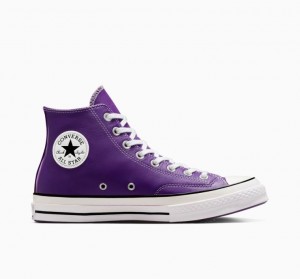 Tenis Converse Chuck 70 Surplus Leather Altos Hombre Moradas | COLOMBIA D7580O