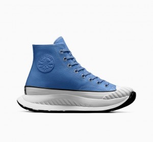 Tenis Converse Chuck Taylor 70 At-cx Leather Altos Mujer Azules | COLOMBIA P1294M