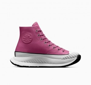 Tenis Converse Chuck Taylor 70 At-cx Leather Altos Hombre Rosas | COLOMBIA U3716W