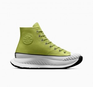 Tenis Converse Chuck Taylor 70 At-cx Leather Altos Hombre Verde Claro | COLOMBIA D4327C