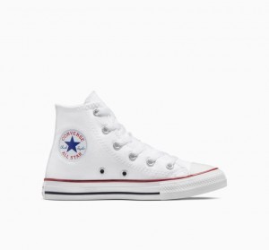 Tenis Converse Chuck Taylor All Star Altos Niños Blancas | COLOMBIA L2795F