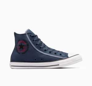 Tenis Converse Chuck Taylor All Star Altos Mujer Azul Marino | COLOMBIA Y6812T