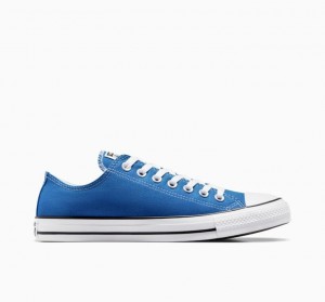 Tenis Converse Chuck Taylor All Star Bajos Hombre Azules | COLOMBIA D5862E