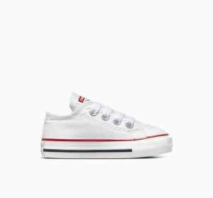 Tenis Converse Chuck Taylor All Star Bajos Niños Blancas | COLOMBIA T3924G