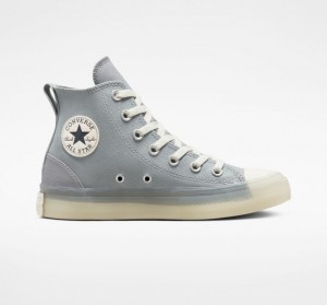 Tenis Converse Chuck Taylor All Star CX Stretch Canvas Altos Hombre Gris | COLOMBIA A1289U