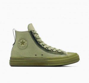 Tenis Converse Chuck Taylor All Star CX Exp2 Altos Mujer Verde Claro | COLOMBIA D4075C