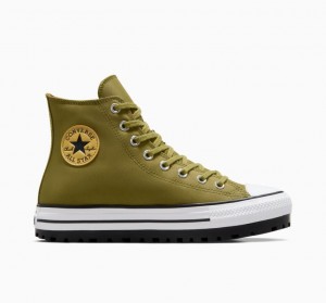 Tenis Converse Chuck Taylor All Star City Trek Altos Mujer Verde Oliva | COLOMBIA M0156J