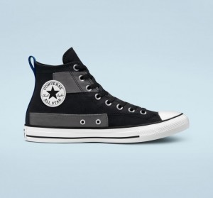 Tenis Converse Chuck Taylor All Star Desert Patchwork Altos Hombre Negras | COLOMBIA E5079Z