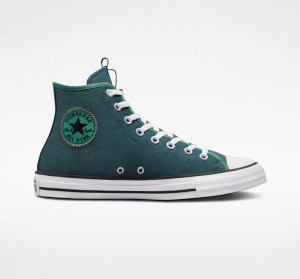 Tenis Converse Chuck Taylor All Star Earth Tones Altos Hombre Turquesa | COLOMBIA N6172Z