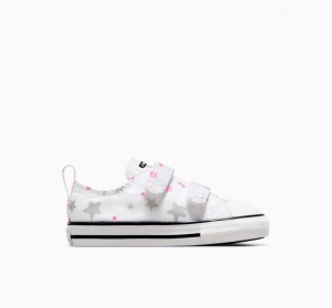 Tenis Converse Chuck Taylor All Star Easy On Sparkle Bajos Niños Blancas | COLOMBIA G3475S