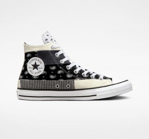 Tenis Converse Chuck Taylor All Star Hacked Patterns Altos Hombre Negras | COLOMBIA Q2165S