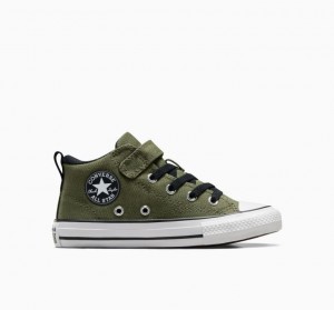 Tenis Converse Chuck Taylor All Star Malden Street Easy On Niños Verde Oliva | COLOMBIA R2906P