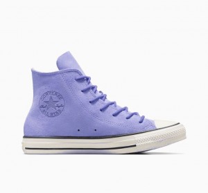 Tenis Converse Chuck Taylor All Star Mono Suede Altos Mujer Lavanda | COLOMBIA M6734O