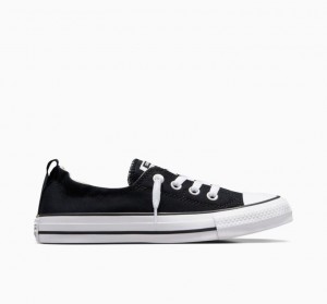 Tenis Converse Chuck Taylor All Star Shoreline Slip Bajos Mujer Negras | COLOMBIA H4538T