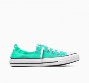 Tenis Converse Chuck Taylor All Star Shoreline Slip Bajos Mujer Turquesa | COLOMBIA Z3052I