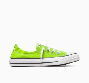 Tenis Converse Chuck Taylor All Star Shoreline Slip Bajos Mujer Verde Claro | COLOMBIA X4706J