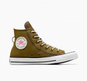 Tenis Converse Chuck Taylor All Star Utility Twist Altos Mujer Verde Oliva | COLOMBIA W2710X