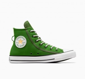 Tenis Converse Chuck Taylor All Star Utility Twist Altos Mujer Verde | COLOMBIA D5297H