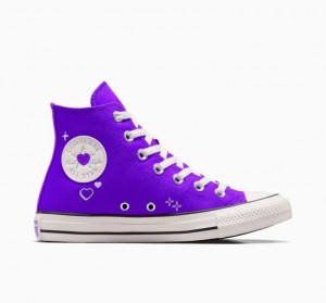 Tenis Converse Chuck Taylor All Star Y2K Heart Altos Mujer Moradas | COLOMBIA Z2094B