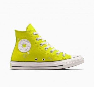 Tenis Converse Chuck Taylor All Star Y2K Heart Altos Mujer Amarillo | COLOMBIA K3018B