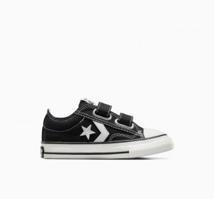 Tenis Converse Star Player 76 Easy-on Bajos Niños Negras | COLOMBIA Z4591I