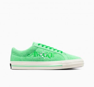 Tenis Converse X Awake NY One Star Pro Bajos Mujer Verde | COLOMBIA T2683B