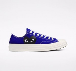 Tenis Converse X Comme Des Garçons Play Chuck 70 Bajos Hombre Azules | COLOMBIA M8093X