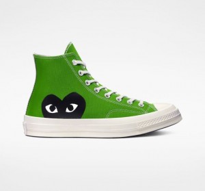 Tenis Converse X Comme Des Garçons Play Chuck 70 Altos Mujer Verde | COLOMBIA U7843T