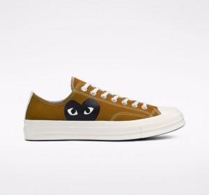 Tenis Converse X Comme Des Garçons Play Chuck 70 Bajos Mujer Marrones | COLOMBIA X2658W