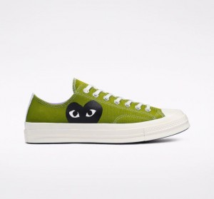 Tenis Converse X Comme Des Garçons Play Chuck 70 Bajos Mujer Verde | COLOMBIA Z9068Y