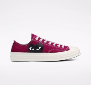 Tenis Converse X Comme Des Garçons Play Chuck 70 Bajos Mujer Fucsia | COLOMBIA K0268J