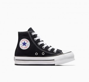 Tenis Plataforma Converse Chuck Taylor All Star Lift Niños Negras | COLOMBIA Z6479T