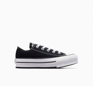 Tenis Plataforma Converse Chuck Taylor All Star Lift Niños Negras | COLOMBIA M9062L