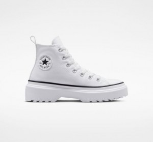 Tenis Plataforma Converse Chuck Taylor All Star Lugged Lift Canvas Niños Blancas | COLOMBIA W2096S