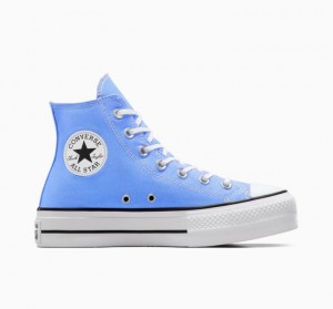 Tenis Plataforma Converse Chuck Taylor All Star Lift Mujer Azules Claro | COLOMBIA P9572C