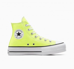 Tenis Plataforma Converse Chuck Taylor All Star Lift Mujer Verde Claro | COLOMBIA Z4863A