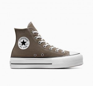 Tenis Plataforma Converse Chuck Taylor All Star Lift Mujer Marrones | COLOMBIA R3428Q