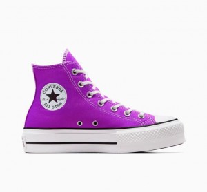 Tenis Plataforma Converse Chuck Taylor All Star Lift Mujer Moradas | COLOMBIA P4965B