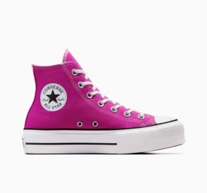 Tenis Plataforma Converse Chuck Taylor All Star Lift Mujer Fucsia | COLOMBIA T1536U